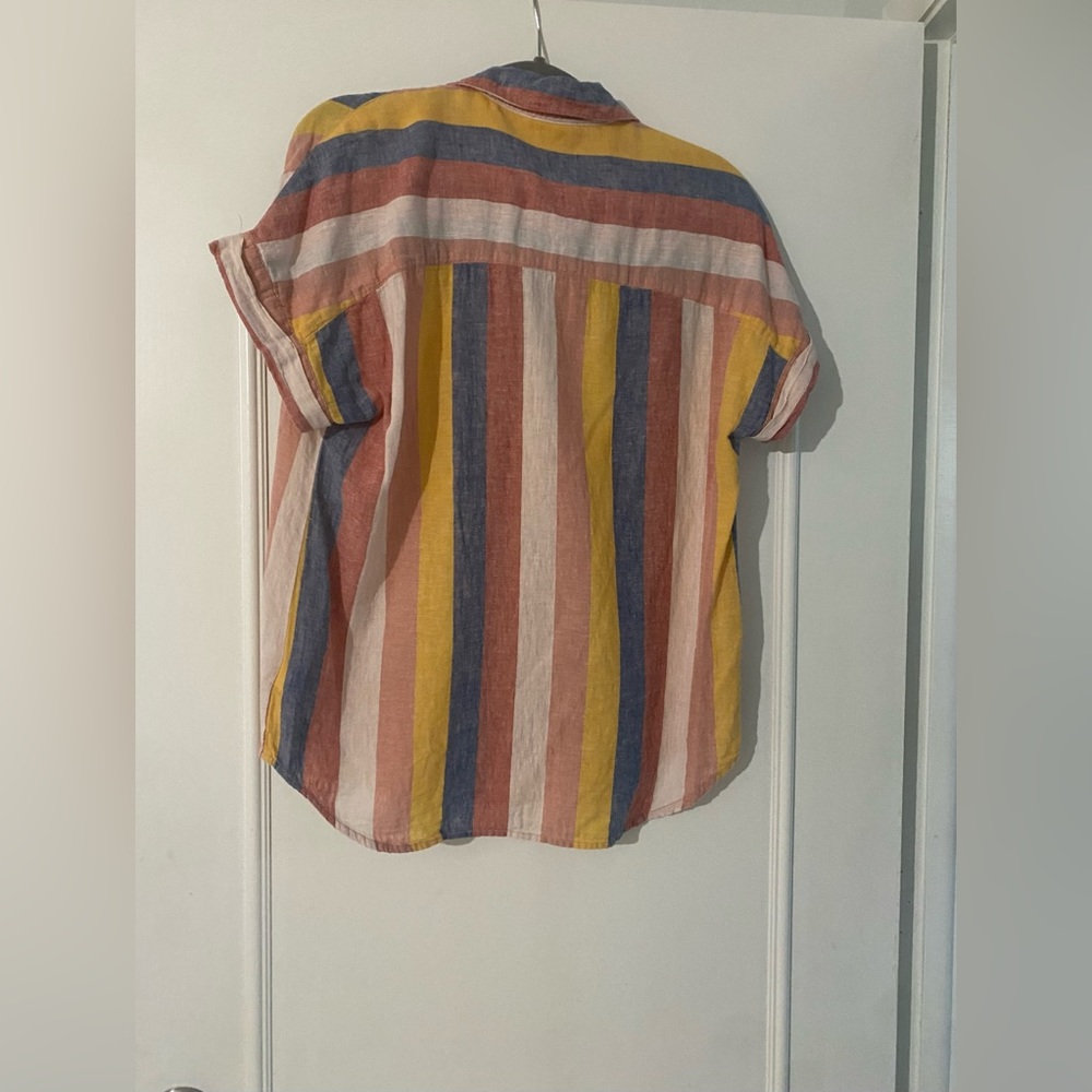 Beach Lunch Lounge small short sleeved button up